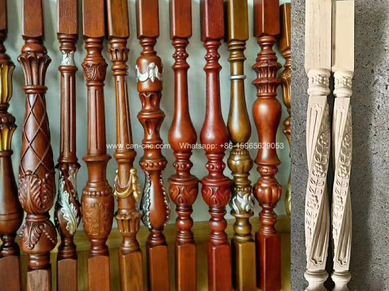 wooden stair railing making machine samples (2)