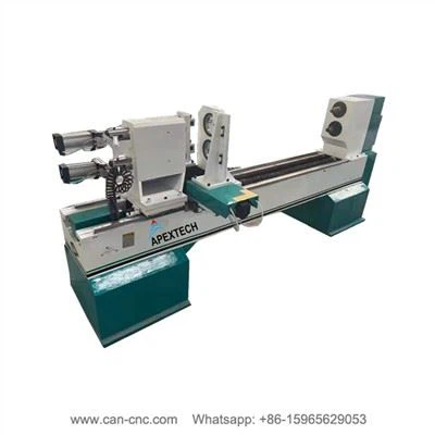 2 অক্ষ 4 ছুরি স্বয়ংক্রিয় কাঠ লেদ